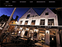 Tablet Screenshot of dinercafediep.nl